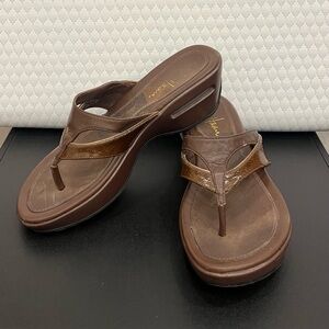 Cole Haan Brown Leather Women's Sandals - Size 5.5